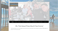 Desktop Screenshot of pismoclamfestival.com